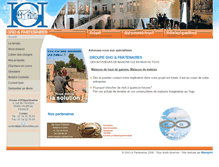 Tablet Screenshot of gho-immobilier.com